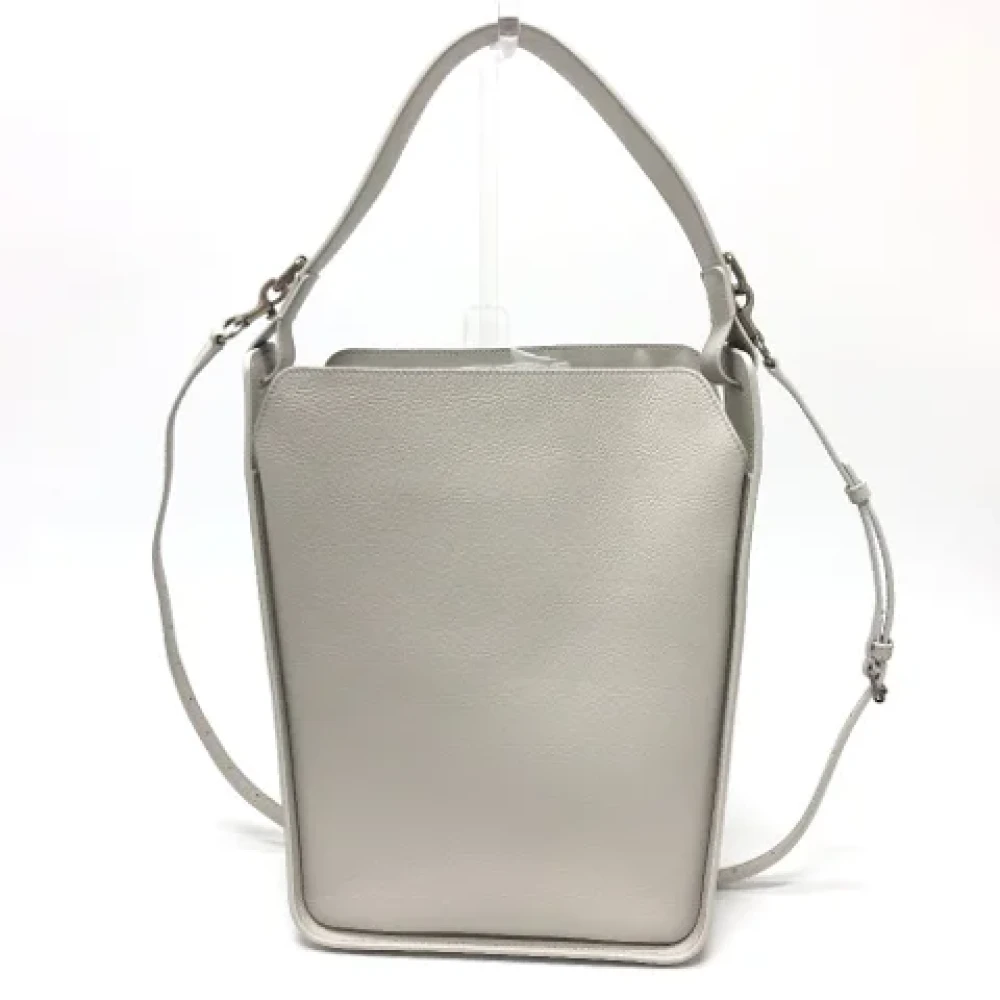 Balenciaga Vintage Pre-owned Leather shoulder-bags White Dames