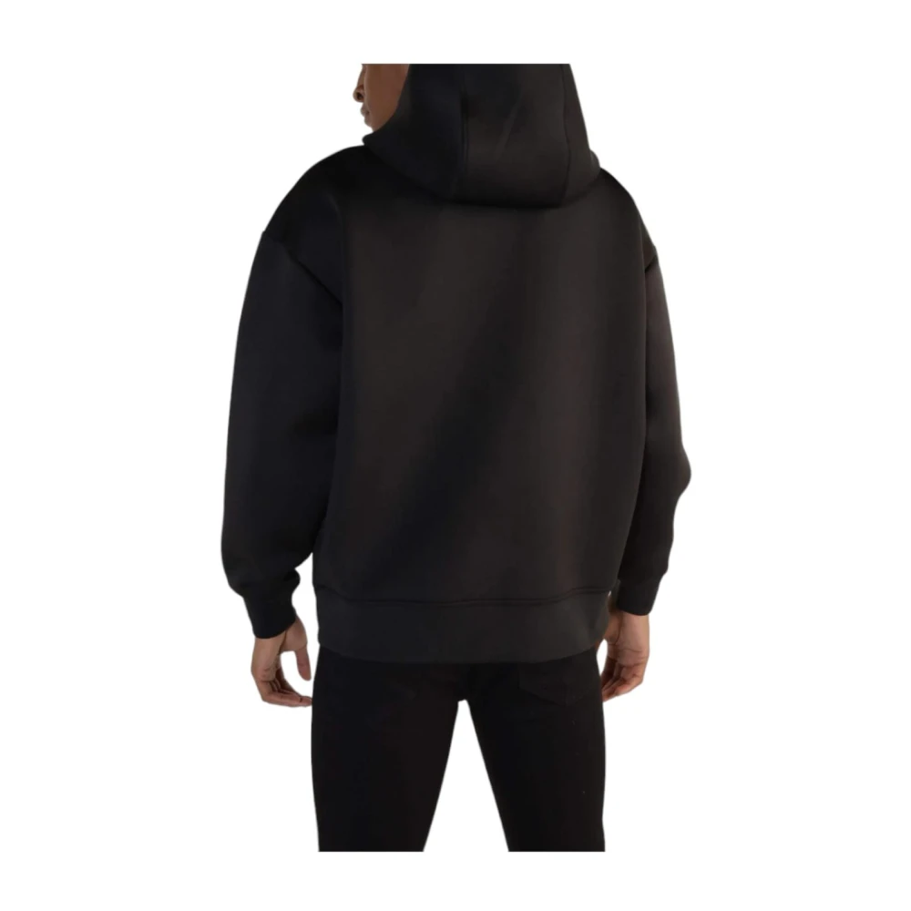 Calvin Klein Hoodie met kleurblokken Black Heren