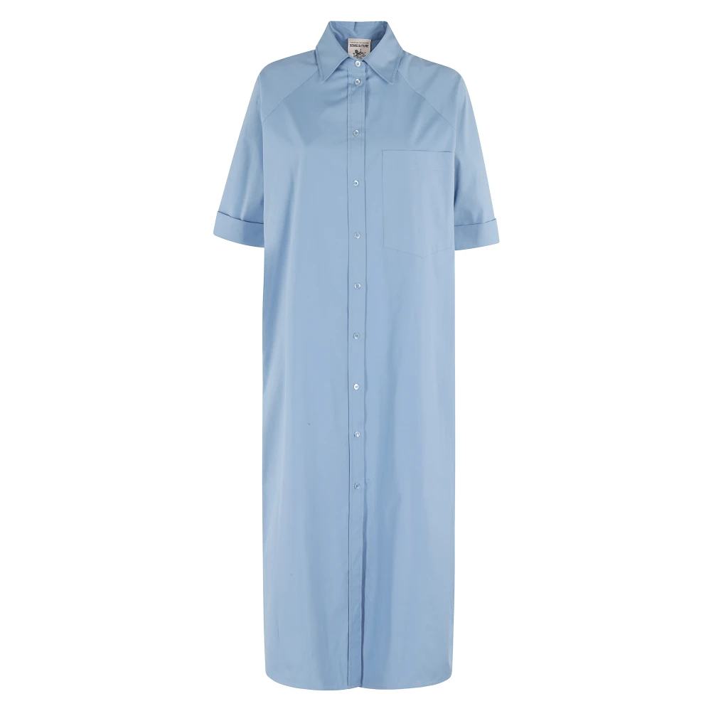 Semicouture Elegant Ludovica Jurk Blue Dames