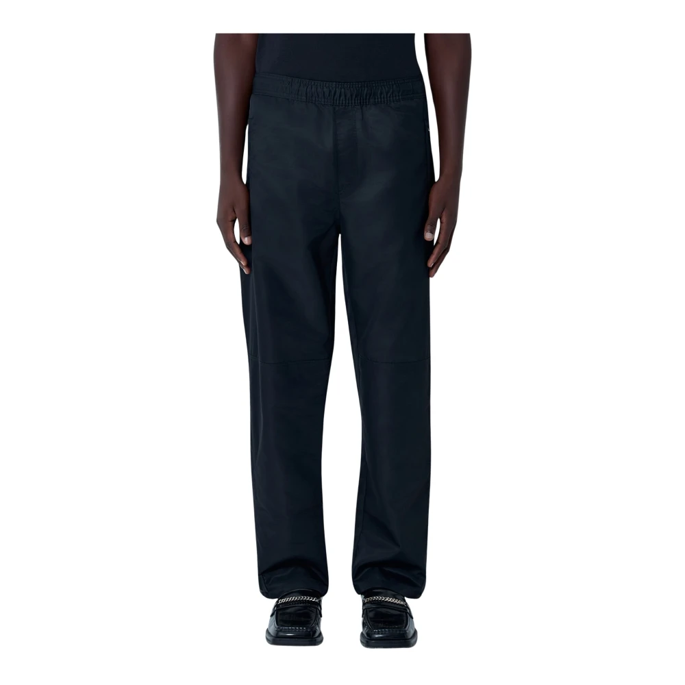 Wales Bonner Men's Black Satin Track Pants