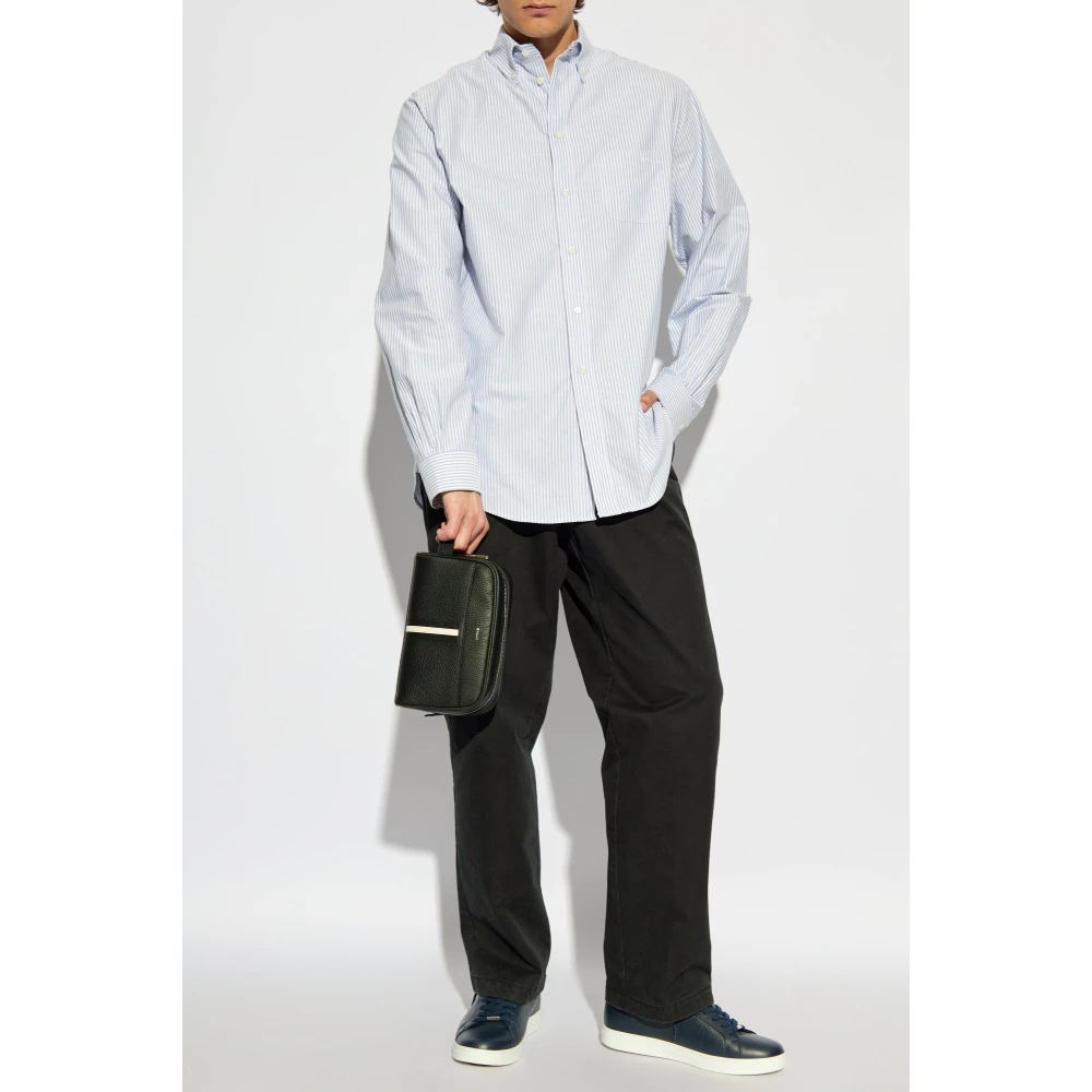 Bally Katoenen broek Blue Heren