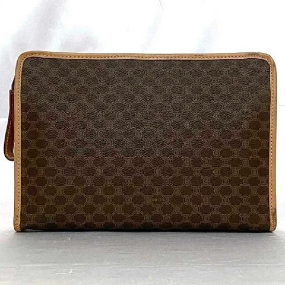 Celine Vintage Pre-owned Plastic celine-bags Brown Dames