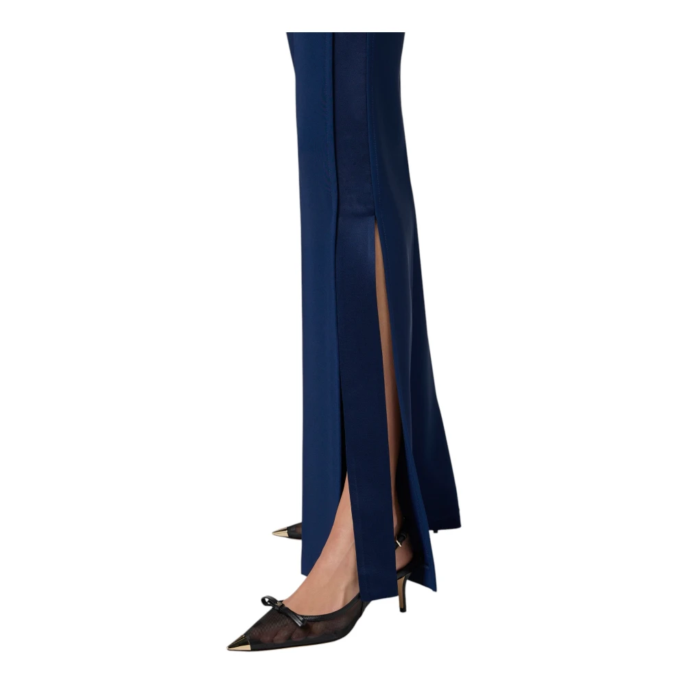 Elisabetta Franchi Stijlvolle Broek voor Vrouwen Blue Dames