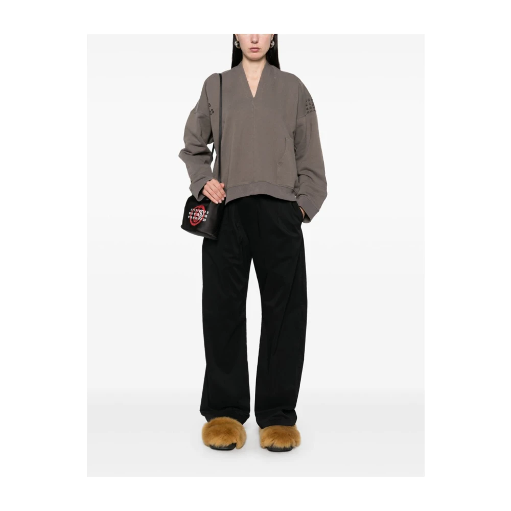 MM6 Maison Margiela Sweatshirt Brown Dames
