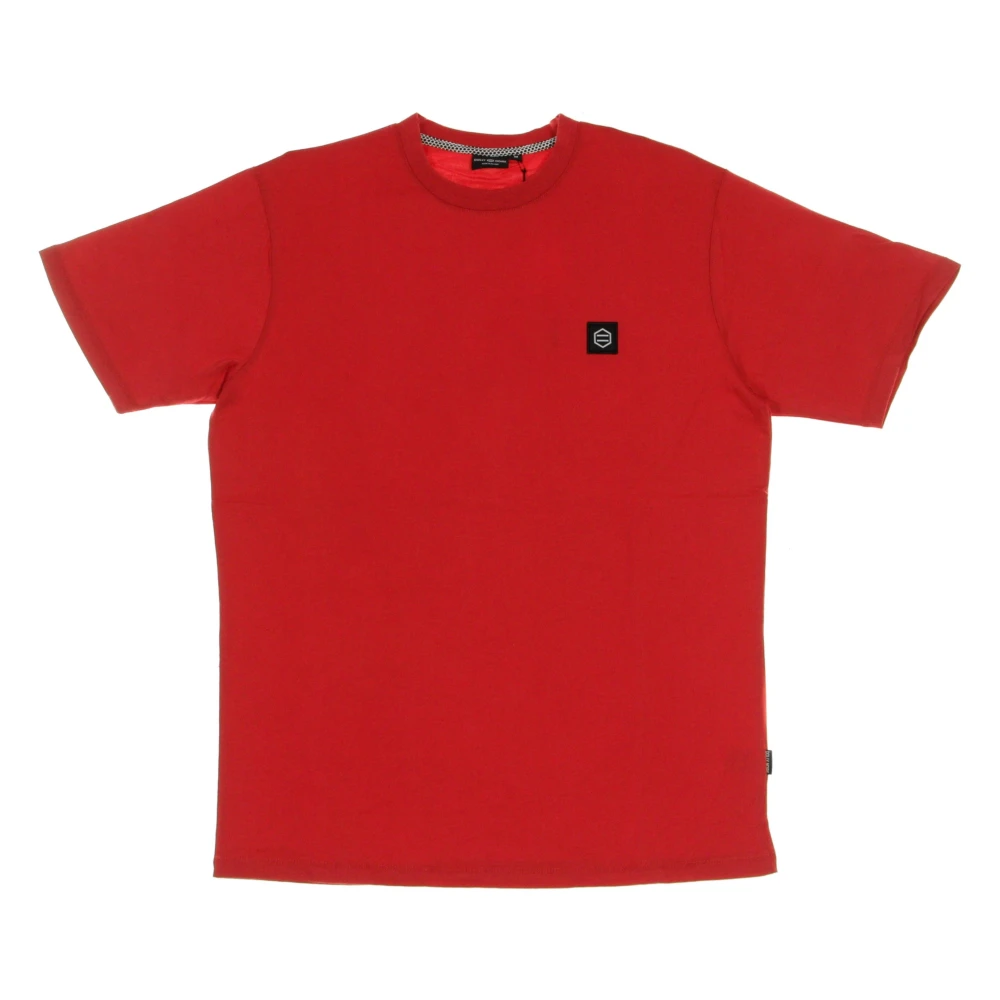 Dolly Noire Heren Vlam Logo T-shirt Red Heren