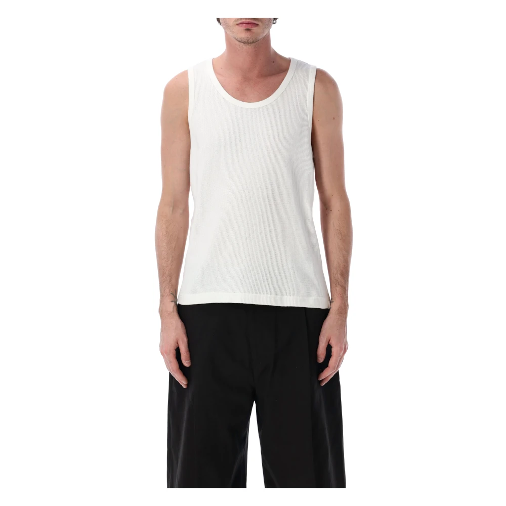Studio Nicholson Hombre Blanco Camisetas, Talla: M