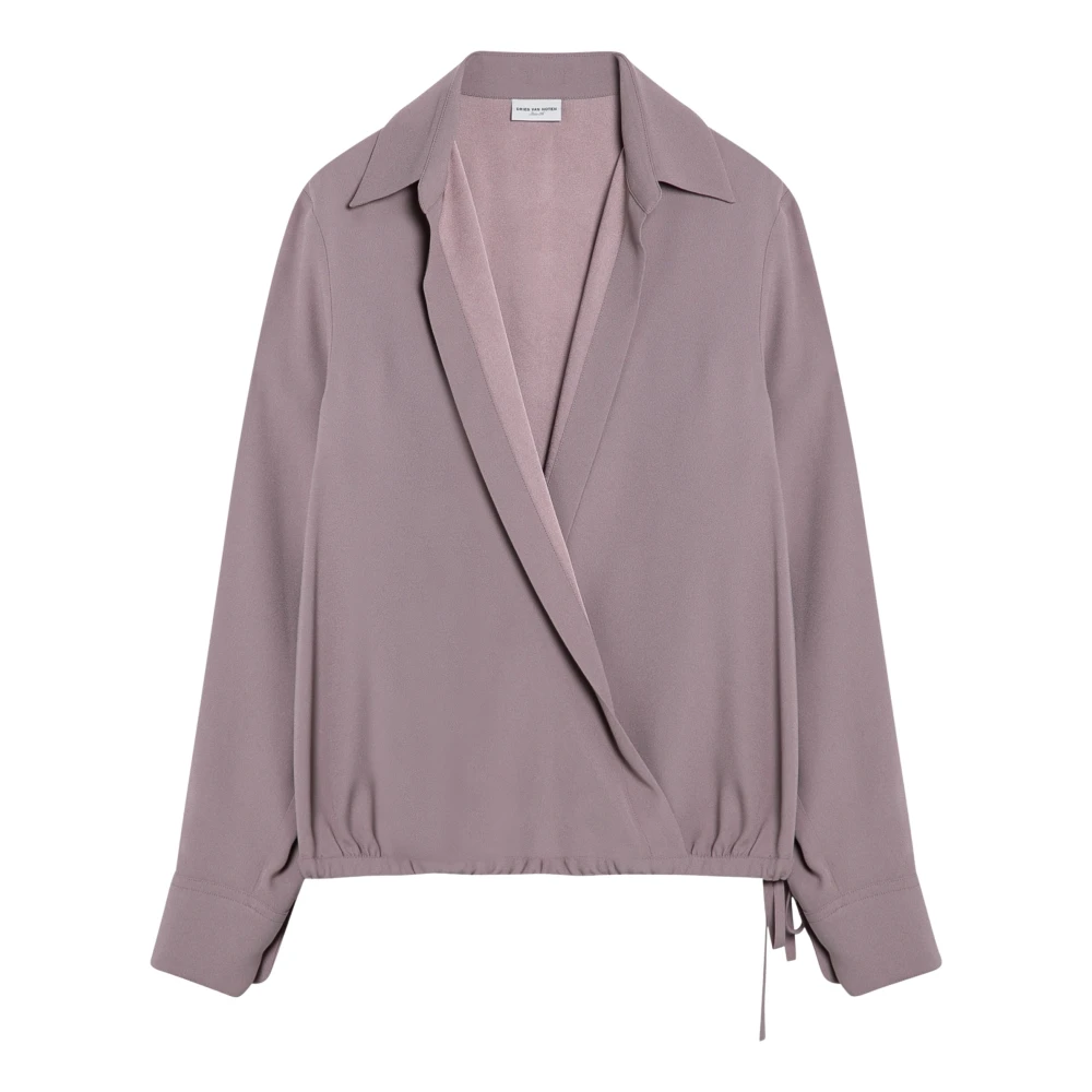 Dries Van Noten Lange mouwen overhemd Pink Dames
