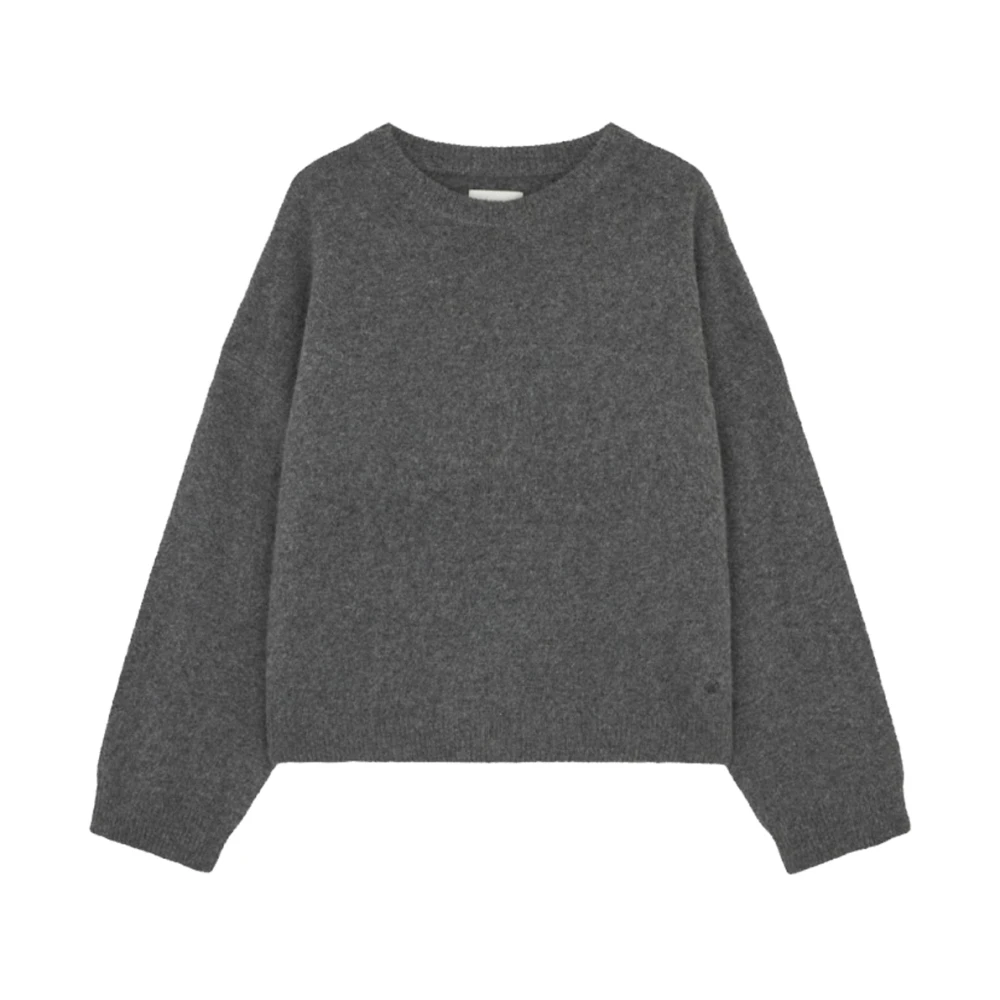 Loulou Studio Houtskool Cashmere Ropo Sweater Gray Dames