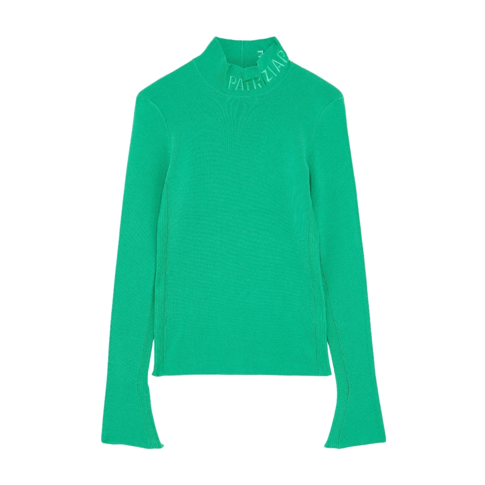PATRIZIA PEPE Vibrant Green Sweater Green Dames