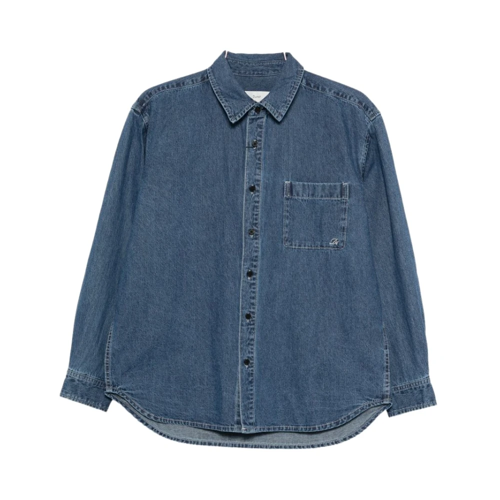 Dunst Women's Blue Shirts, L, Denim Shirt