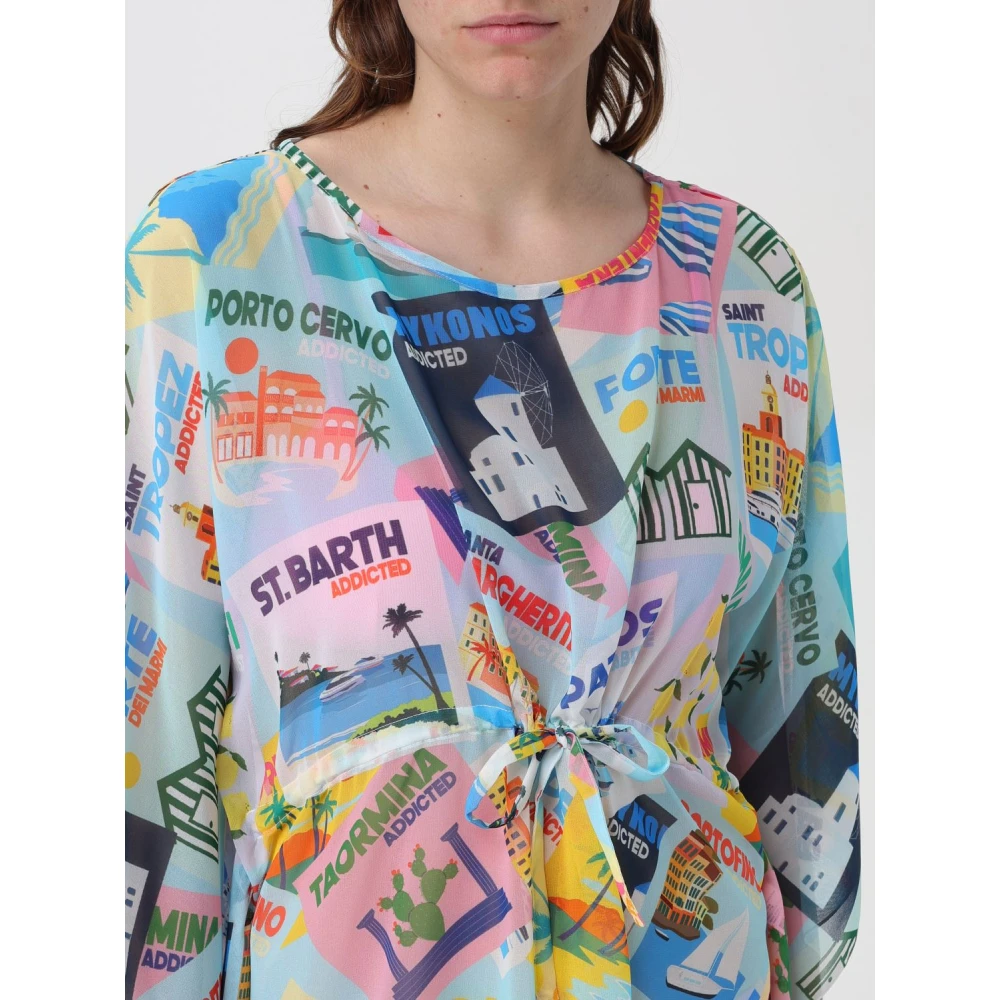 MC2 Saint Barth Vakantie Caftan Jurk Multicolor Dames