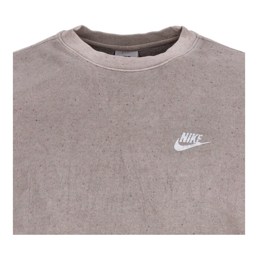 Nike Revival Crew Sweatshirt Olive Grey Gray Heren