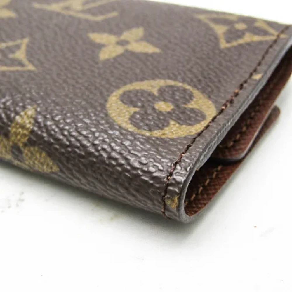 Louis Vuitton Vintage Pre-owned Fabric key-holders Brown Dames