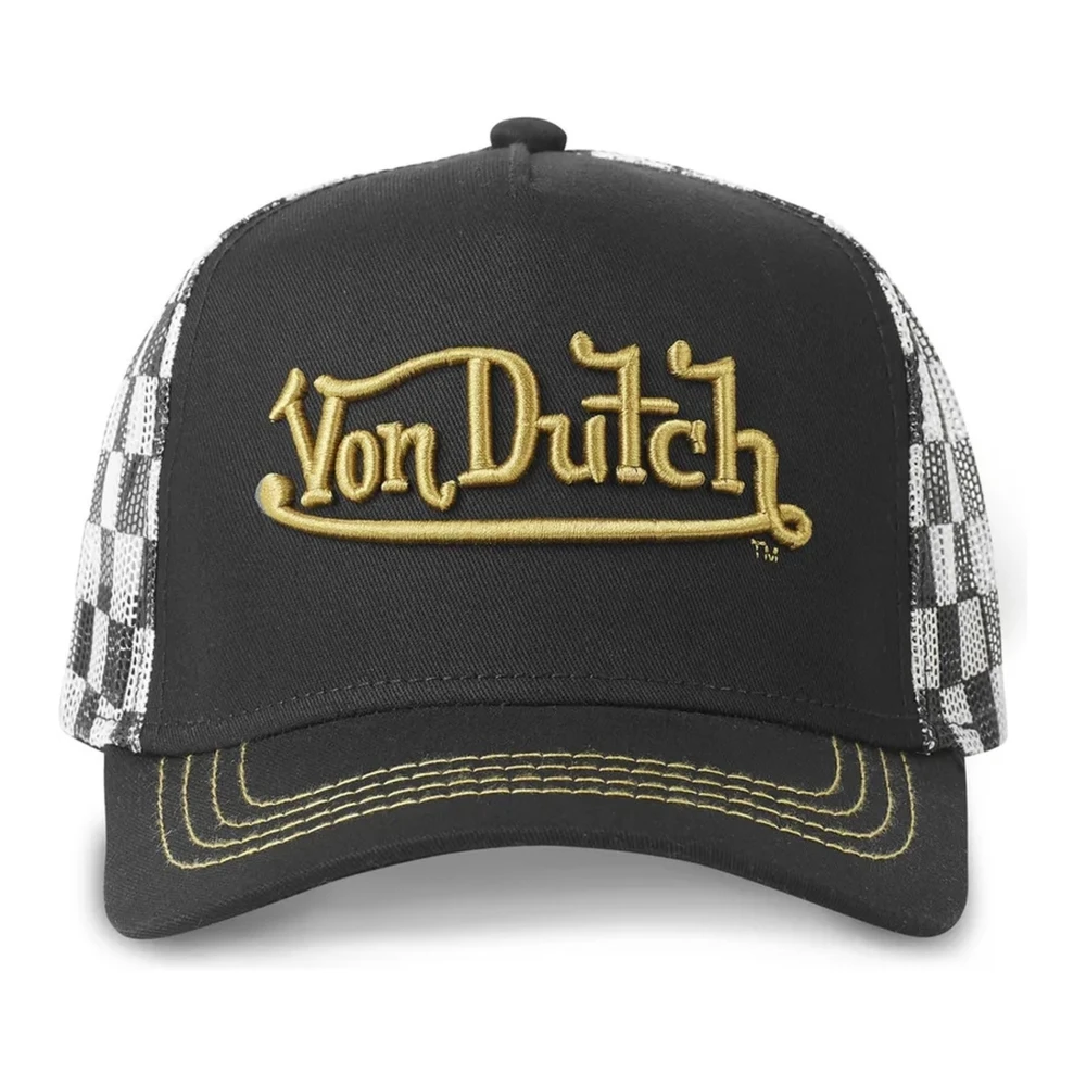 Von Dutch Zwarte RAC Trucker Cap Black Heren
