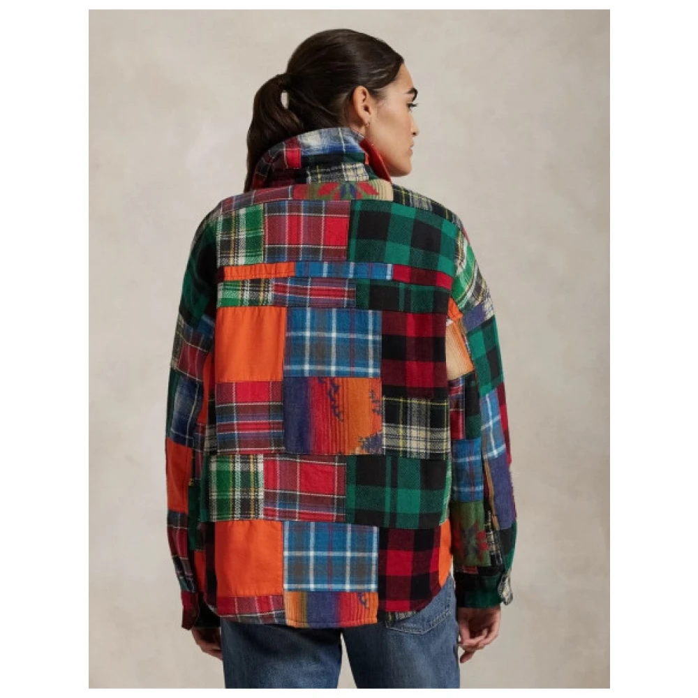 Polo Ralph Lauren Oversized Patchwork Shirt Multicolor Dames