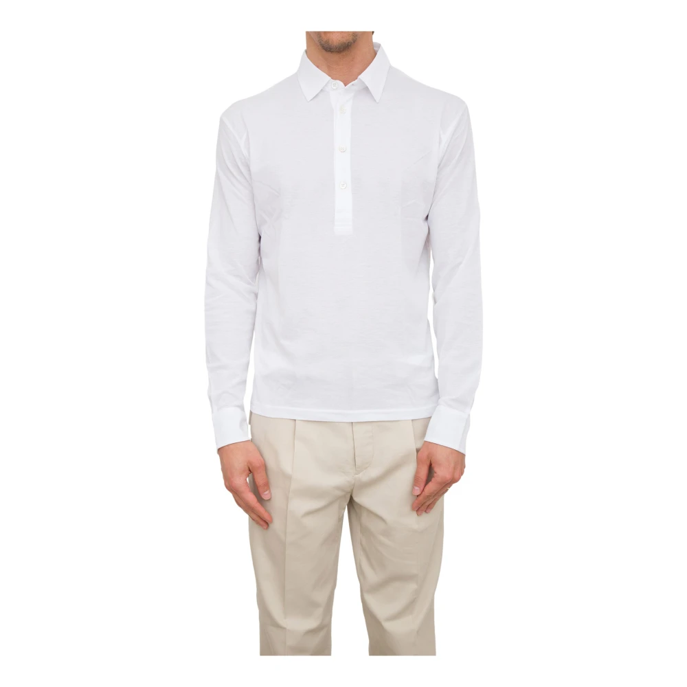 Paolo Pecora Men's White Polo T-Shirt - Polo Shirts - 2XL - Tops