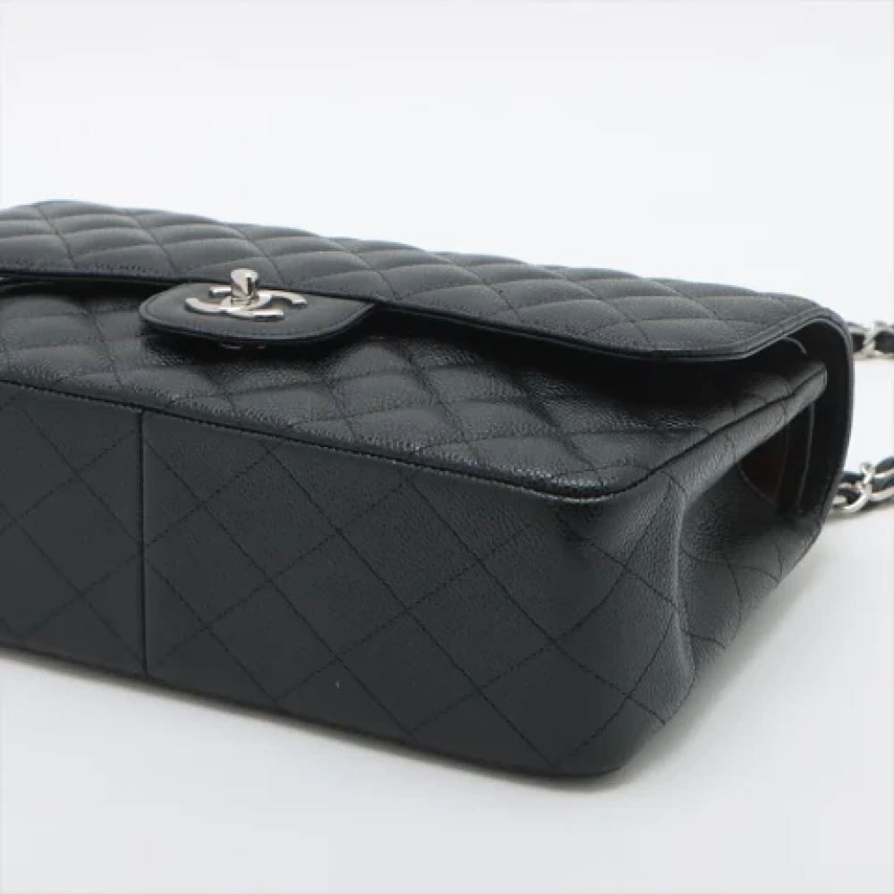 Chanel Vintage Pre-owned Leather handbags Black Dames
