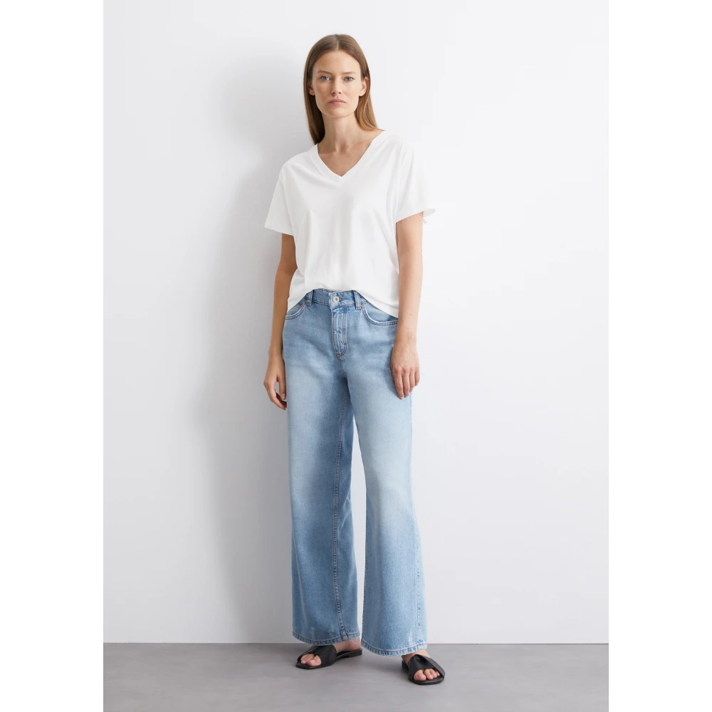 Marc O'Polo Wijde jeans Blue Dames