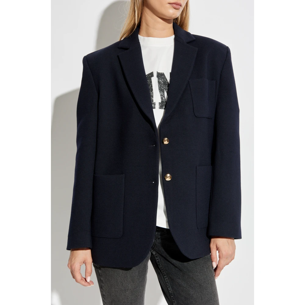 Anine Bing Blazer met zakken Blue Dames