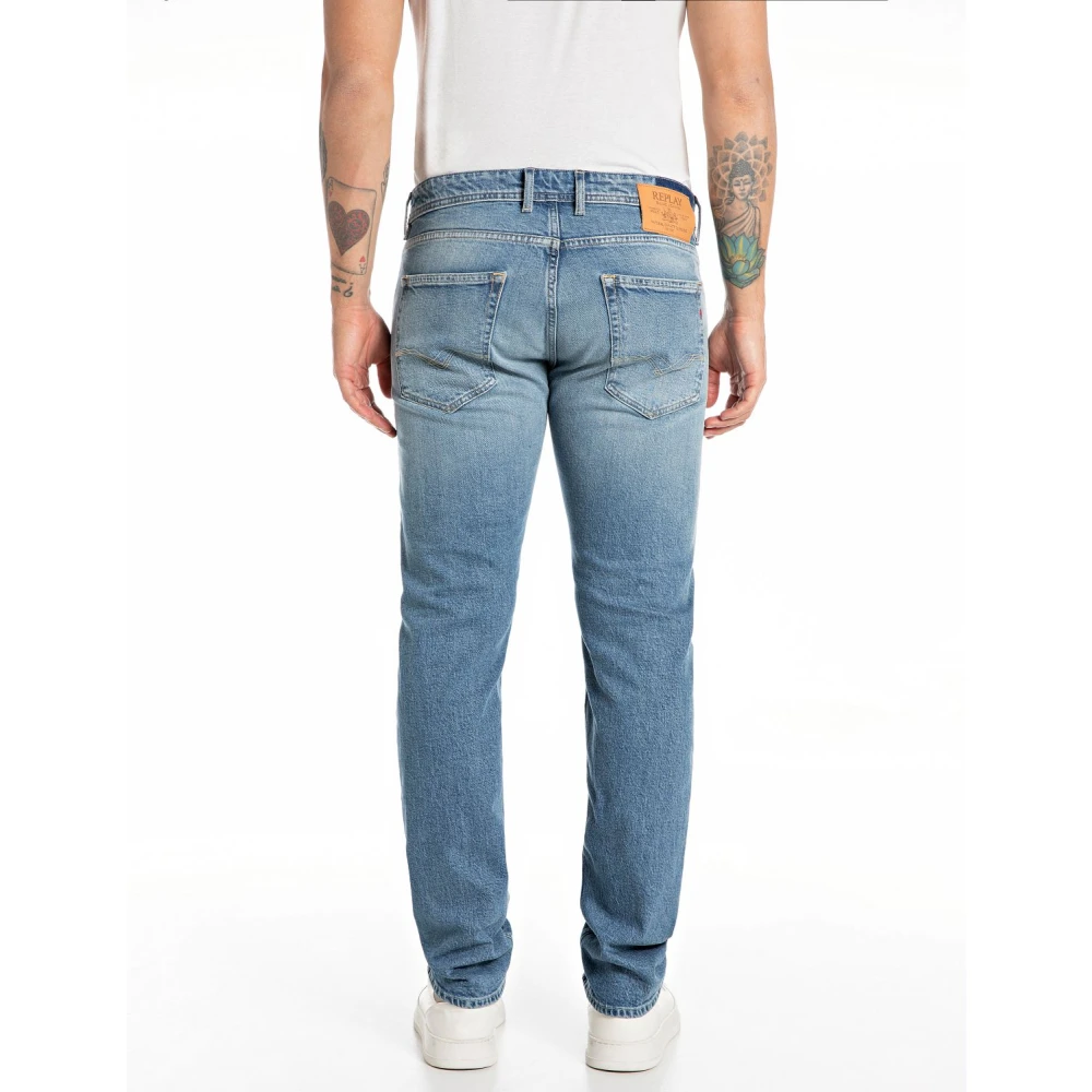 Replay Blue Jeans Ma972P.000.727 Blue Heren