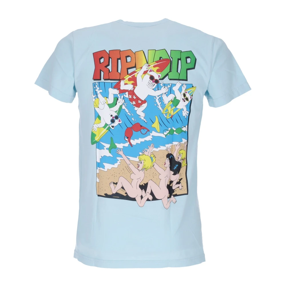 Ripndip Zomer Break Tee Blauw Heren T-shirt Blue Heren