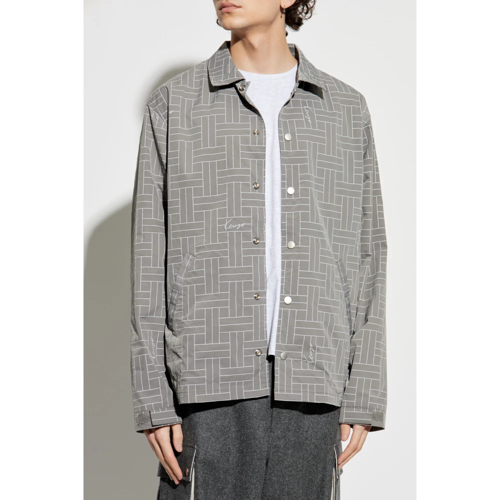 Kenzo Jas met kraag Gray Heren