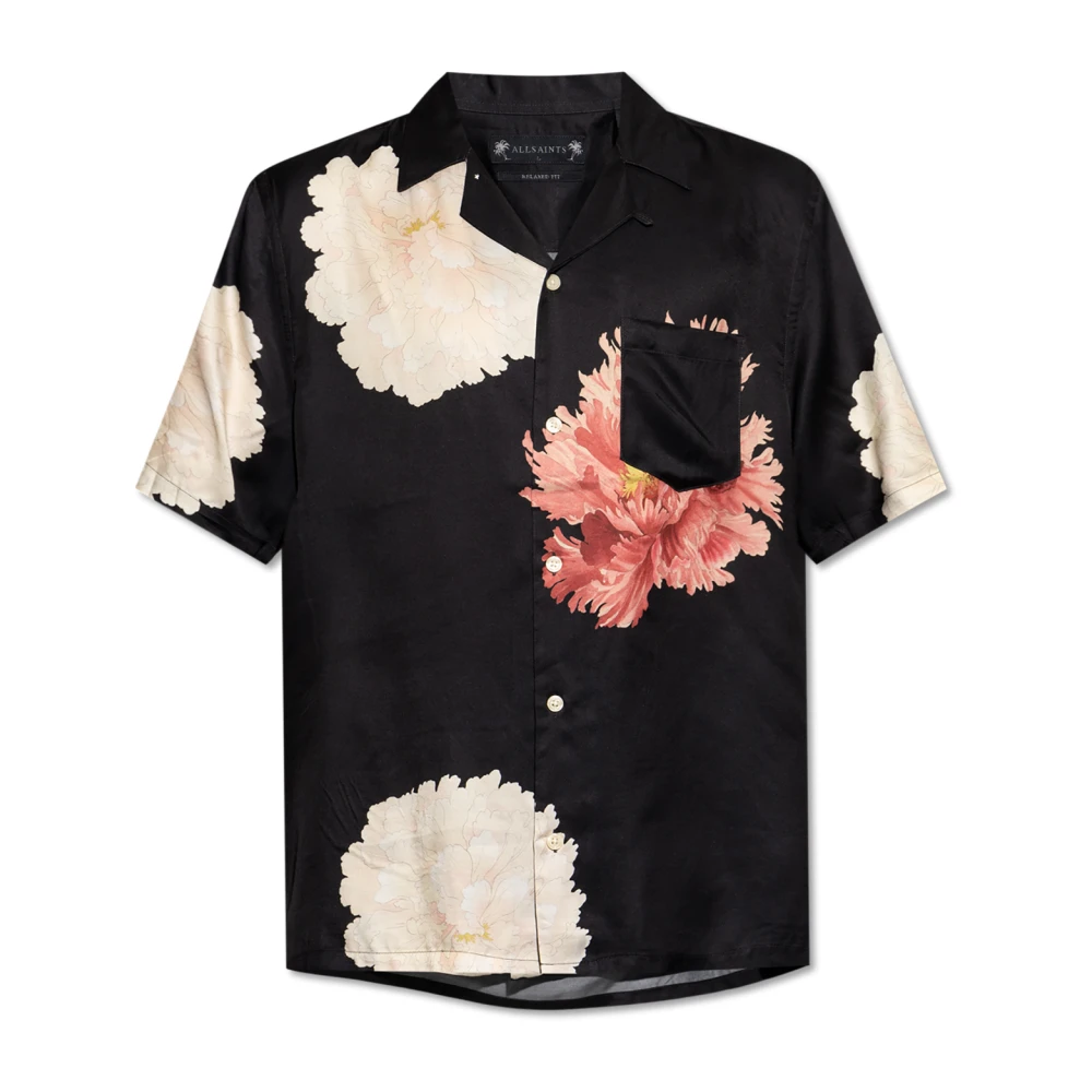 AllSaints Fleur Shirt Black Heren