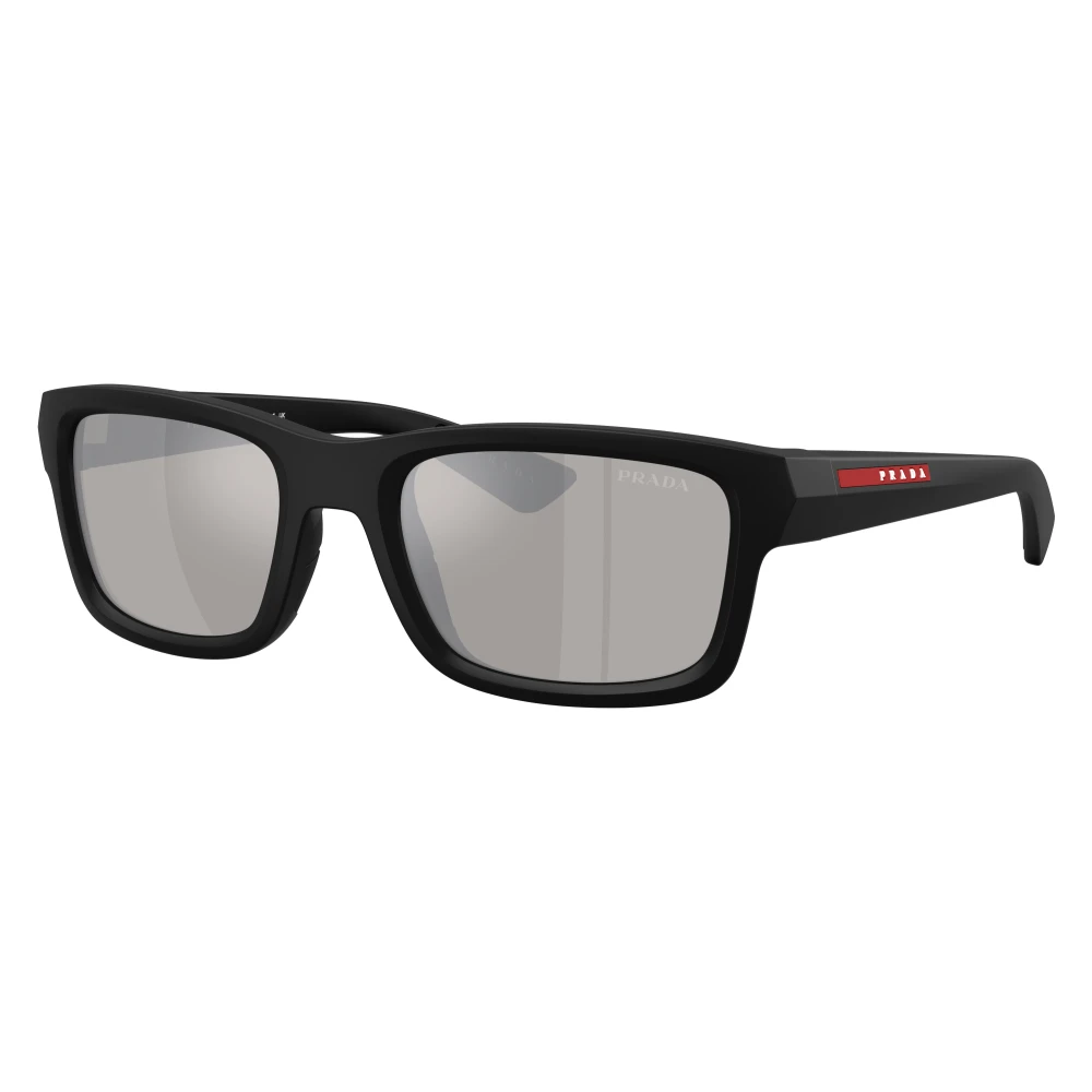 Prada Unisex Black Linea Rossa Sunglasses