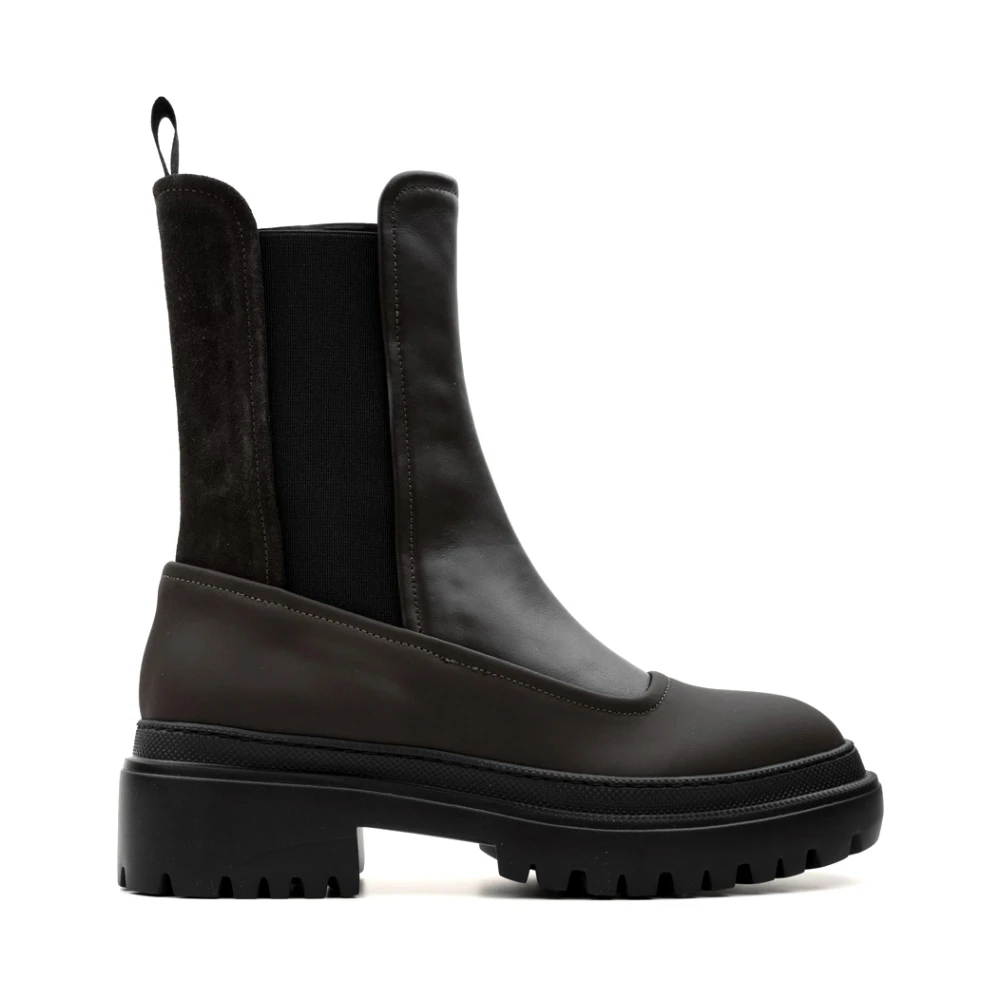 L'autre Chose Brown Seal Womens Boots - Female - Chelsea Boots - 5 Uk - Shoes