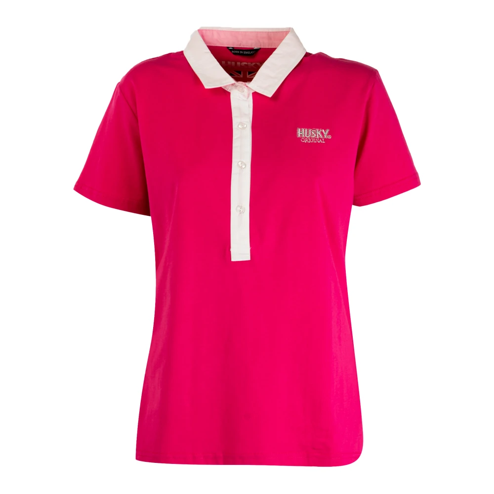 Husky Original Tijdloze Mia Polo voor vrouwen Red Dames