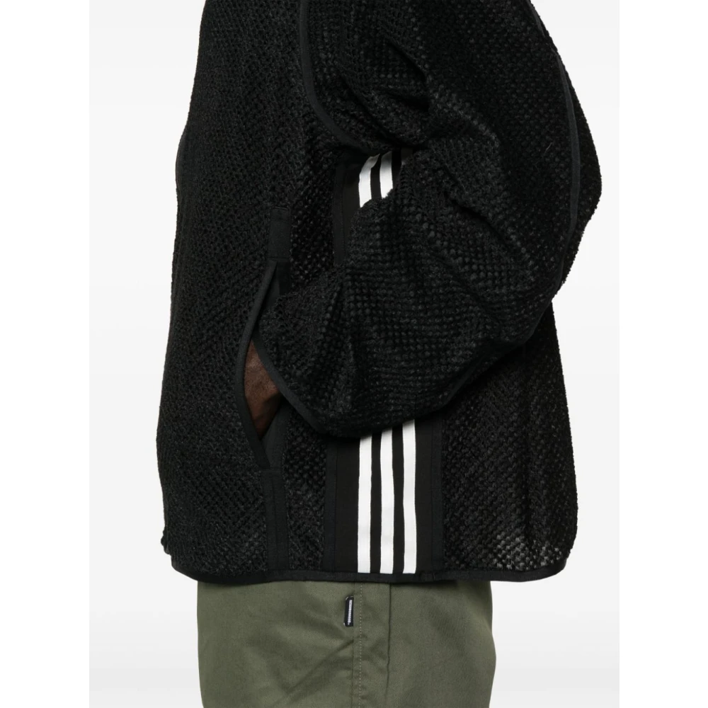 Y-3 Gestreept Track Jacket Black Heren