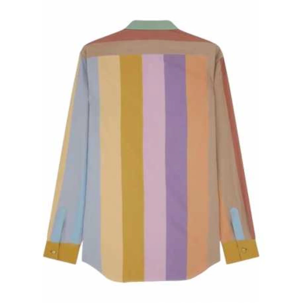 Paul Smith Regenboog Streep Overhemd Multicolor Heren