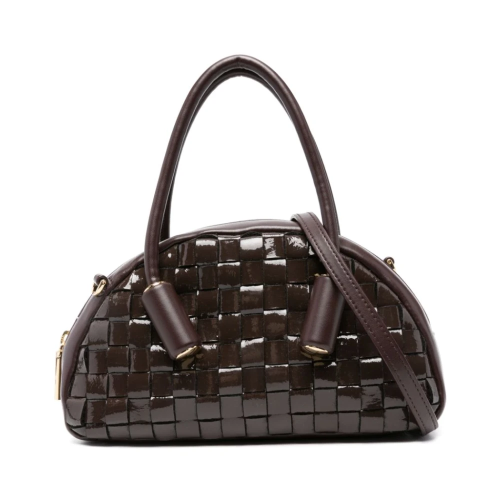 THEMOIRè Bruine schoudertas met ritssluiting Brown Dames