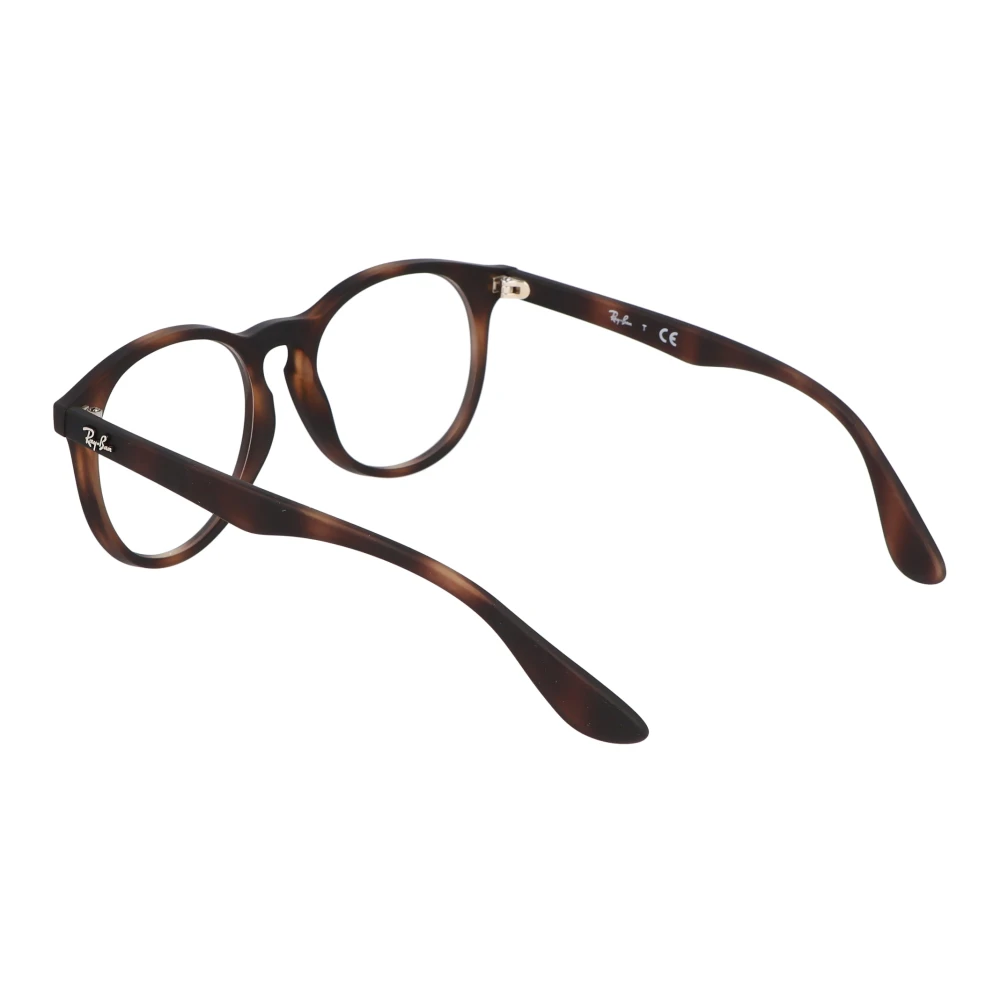 Ray-Ban Ronde Acetaat Brillen Brown Unisex