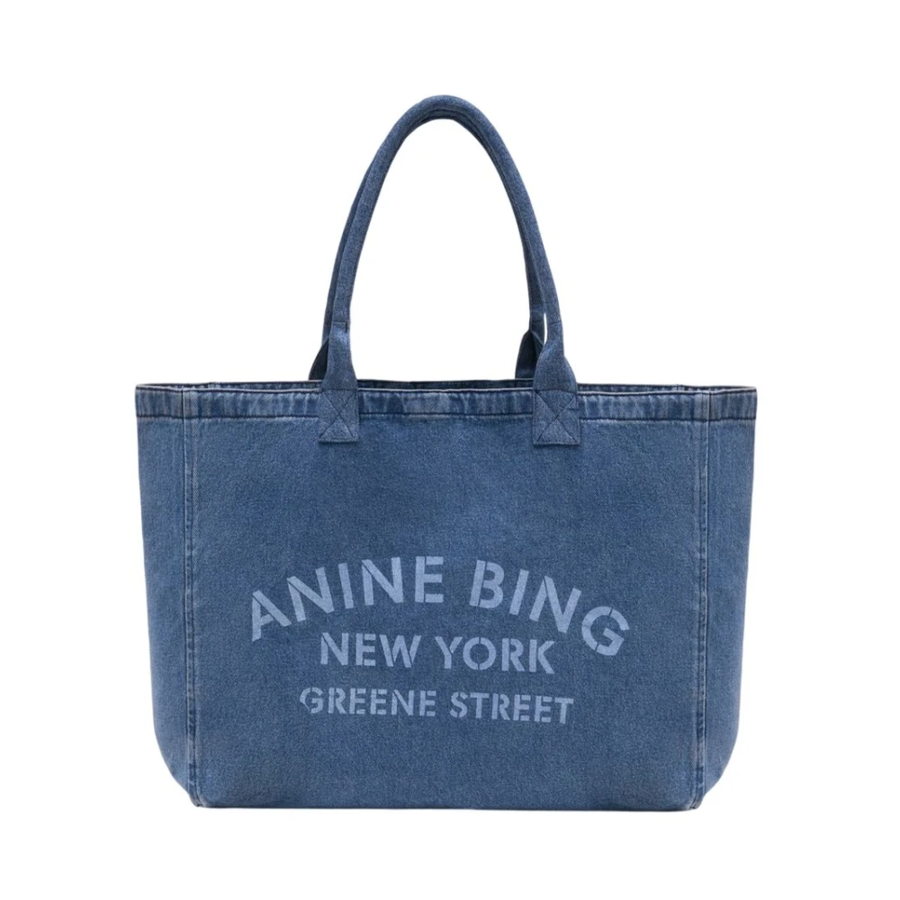Anine Bing Women's Blue Leo Shopper Bag