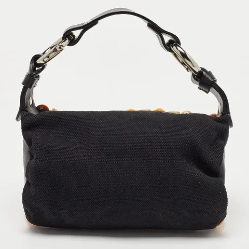 Chloé Pre-owned Canvas handbags Black Dames