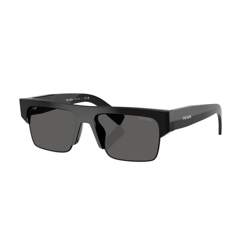 Prada Black Sunglasses, Male, 55 Mm, Pr D12su Sunglasses