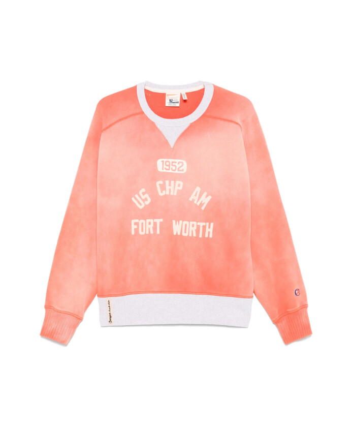 peach-orange-ribbed-crew-neck-sweatshirt