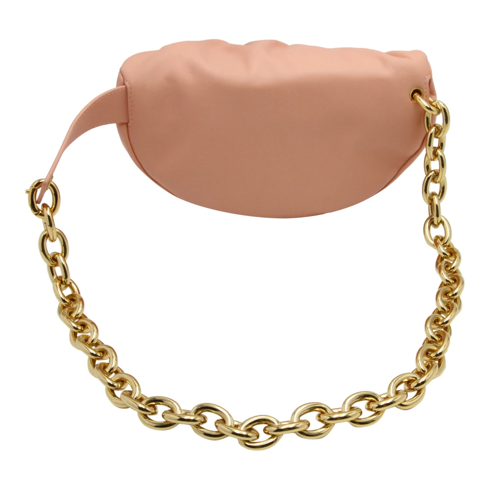 Bottega Veneta Mini Leren Riemtas Pink Dames