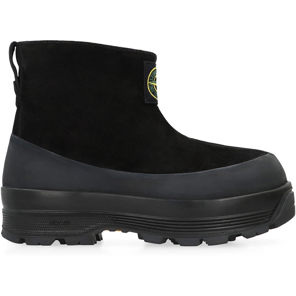 Stone Island Uomo Nero - Stivaletto In Camoscio - Shoes - 45 Eu