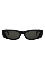 Czarne Okulary Przeciwsłoneczne SS23 dla Kobiet
