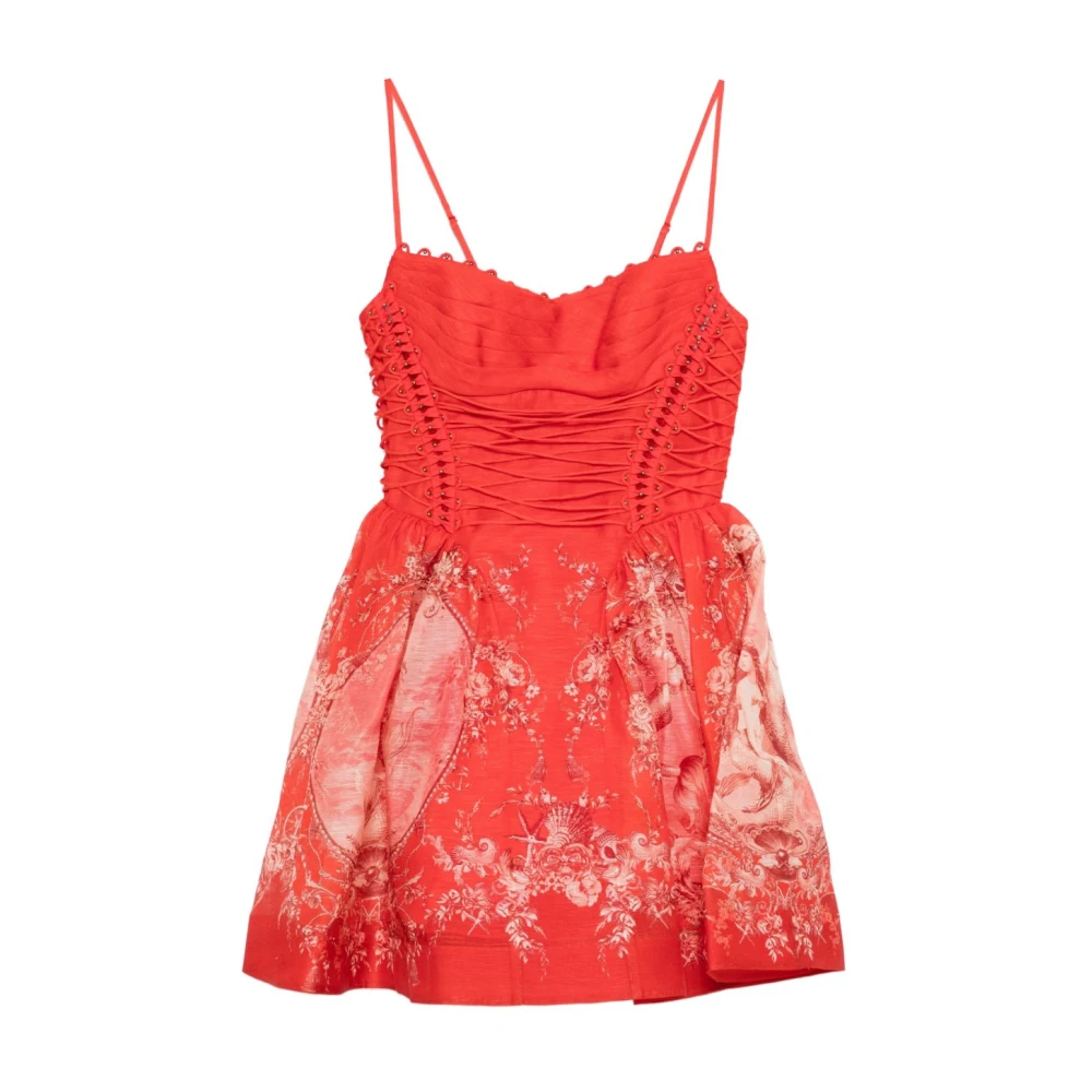 Zimmermann Women's Red Short Dress