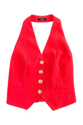 Rosa Gilets Jacka för Modern Kvinna