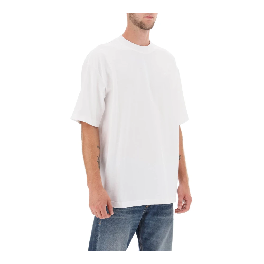 Diesel Maxi Oval D Logo T-Shirt White Heren