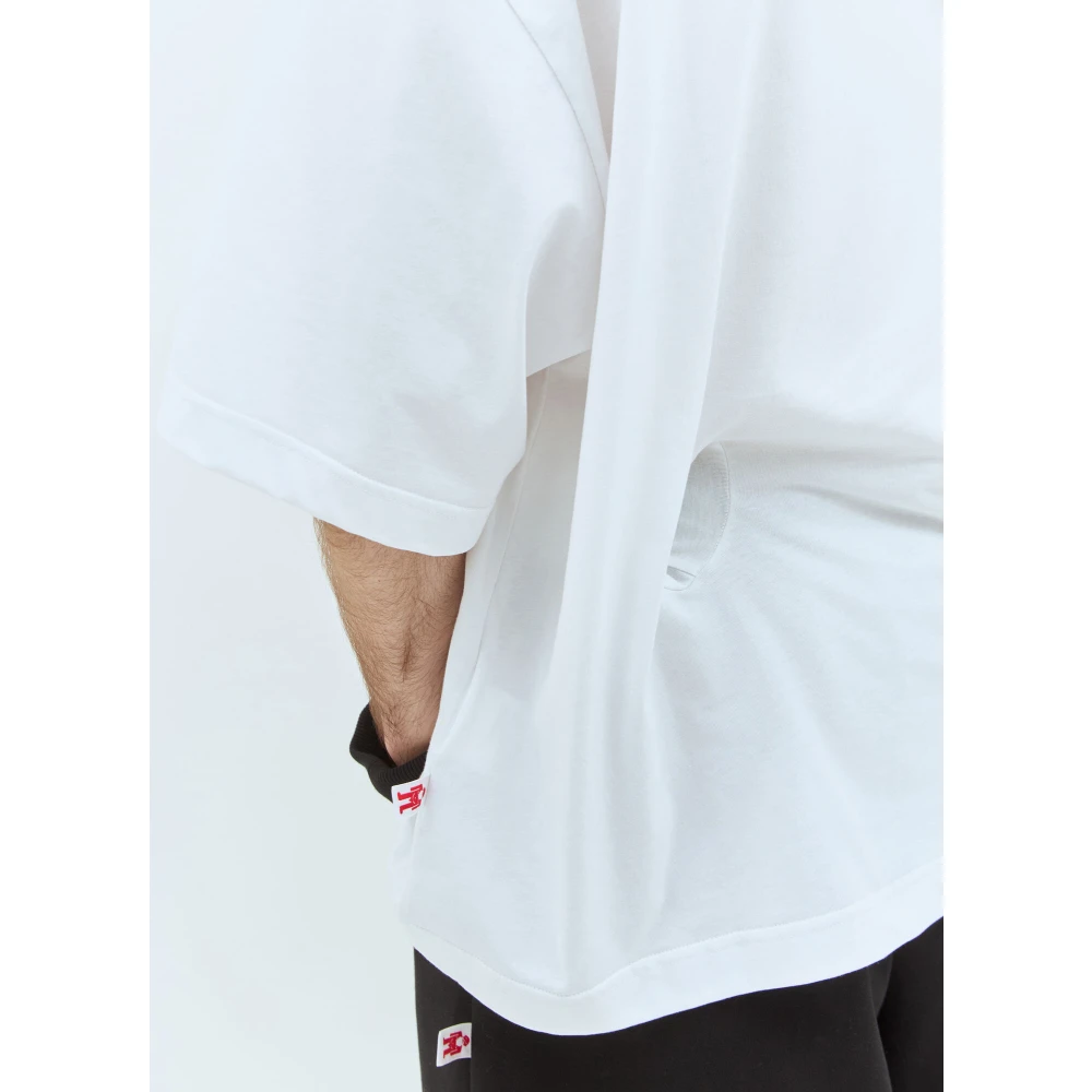 Walter Van Beirendonck Kosmisch Katoenen T-shirt met Grafische Print White Heren