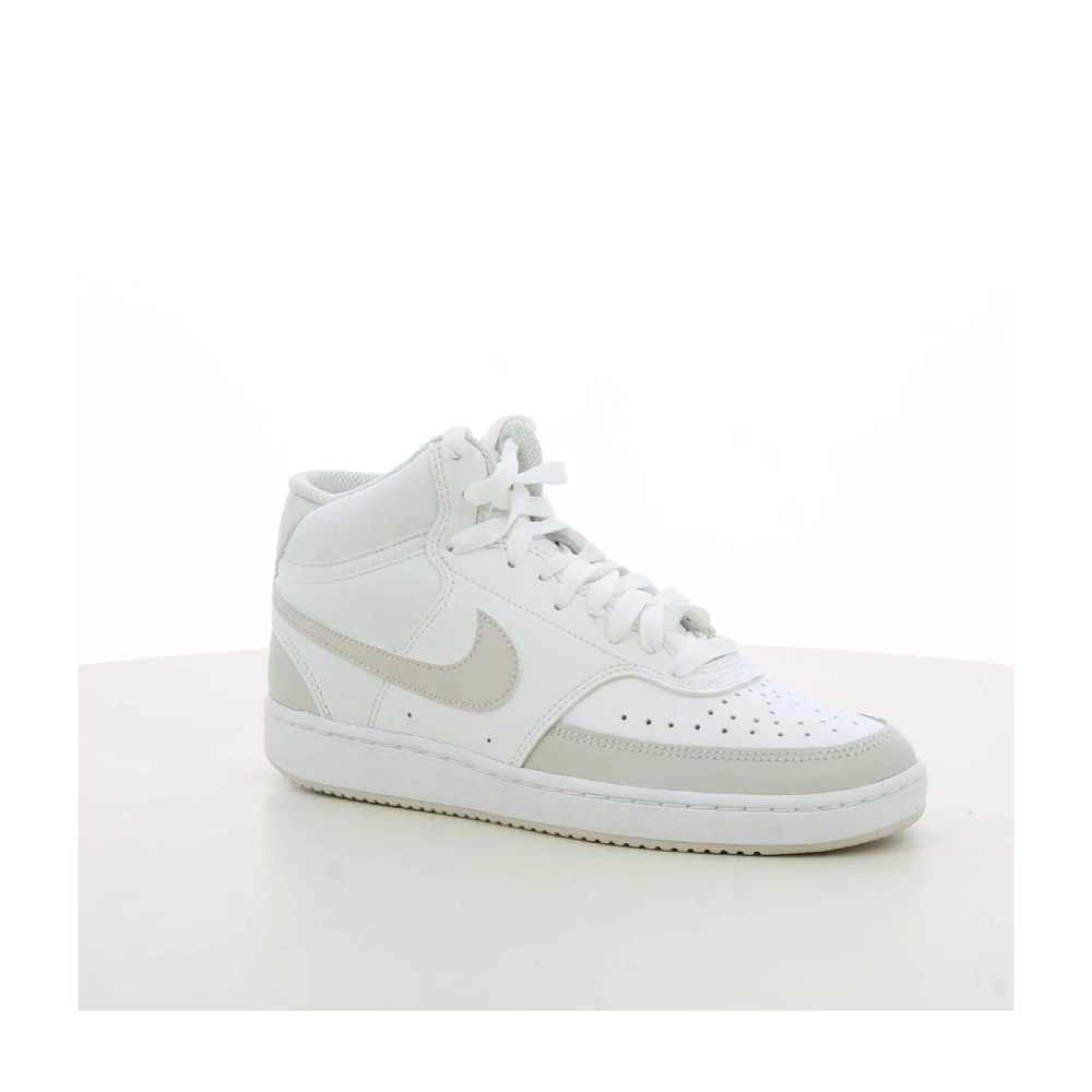 Nike Beige Court Vision Mid Damesschoenen White Dames