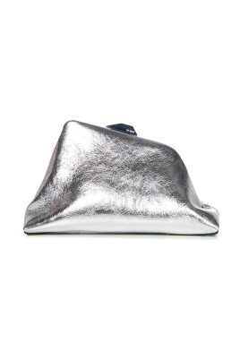 silver-crackle-leather-shoulder-bag