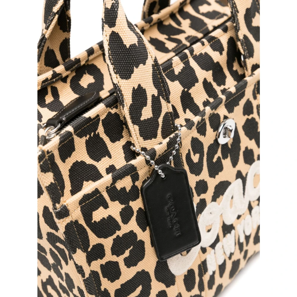 Coach Luipaardprint Schoudertas Brown Dames