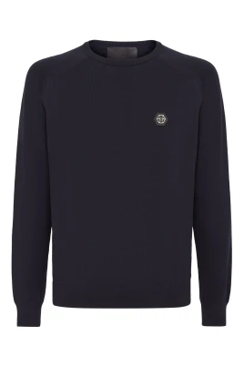 Cotton Pullover Round Neck LS