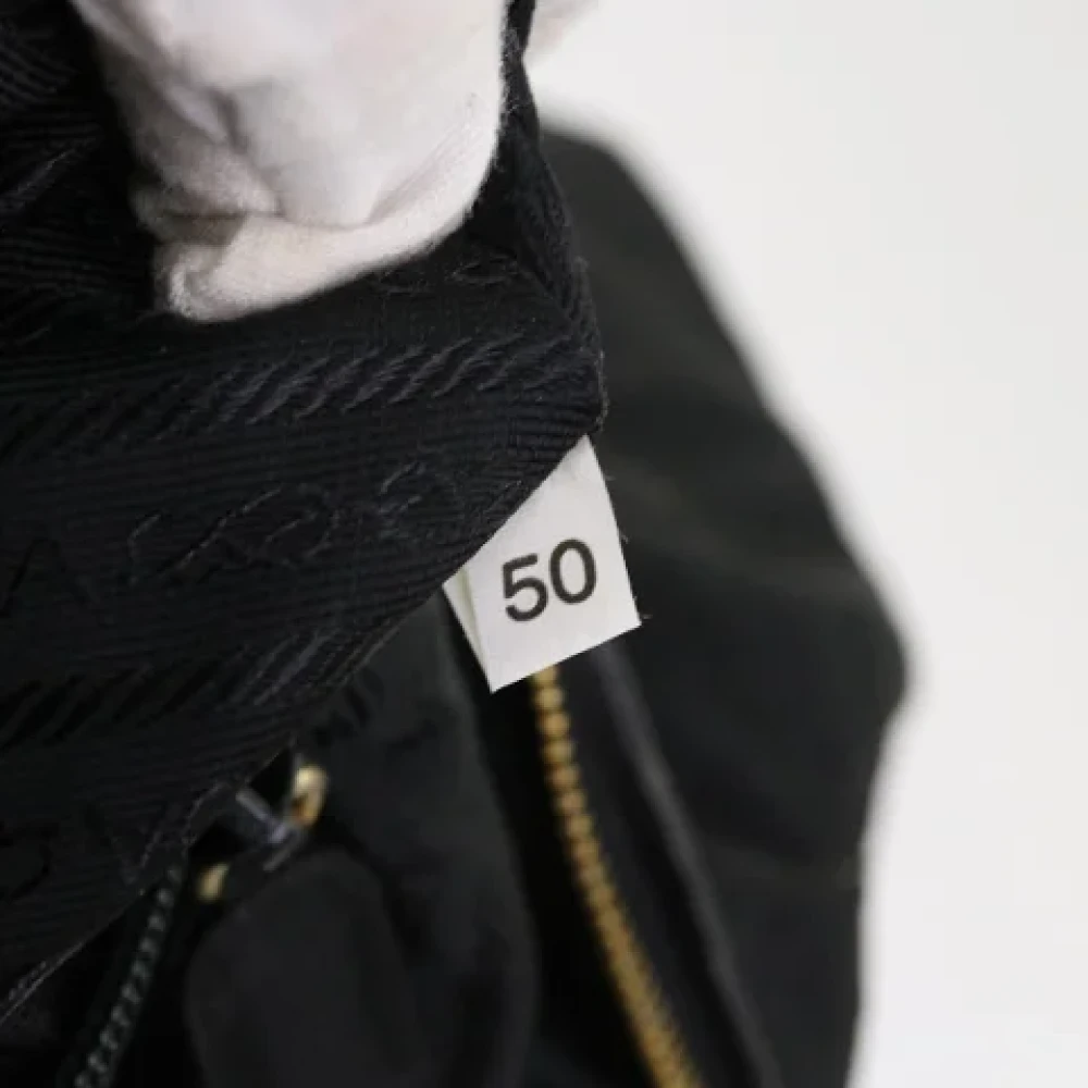 Prada Vintage Pre-owned Nylon travel-bags Black Dames